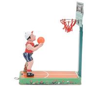 Generic Jouet de Joueur de Basket-Ball de Jouet de Score D'horlogerie Rétro Unique avec Une Opération de Liquidation Facile pour Les Collectionneurs Matériau en Fer Blanc Design coloré