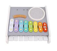 Generic Jouet de Percussion Musicale en Bois pour Tout-Petits, Instrument éducatif avec Maillet pour la Coordination œil-Main des Enfants, Jouet Musical coloré en Bois de Hêtre pour L'éducation de