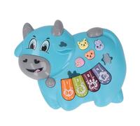 Generic Jouet de Piano bébé, Jouet pour Enfants Interactifs pour l'éducation Précoce pour Les Voyages Domestiques (Blue)