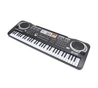 Generic Jouet de Piano Clavier Portable, Kilyboard Keyboard Jouet Piano Amusant Bords Arrondi Apprentissage Précoce 61 Touches Améliorer la Coordination des Yeux à la Main avec Le Microphone pour Les