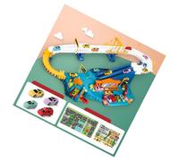 Generic Jouet de Piste de Véhicule électrique pour Tout-Petits, Jouet D'aventure de Voiture Intéressant, Facile à Assembler, de Piste de Voiture, Matériel Sûr, de Rail de Véhicule pour Enfants