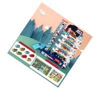 Generic Jouet de Piste de Véhicule électrique pour Tout-Petits, Jouet D'aventure de Voiture Intéressant, Facile à Assembler, de Piste de Voiture, Matériel Sûr, de Rail de Véhicule pour Enfants