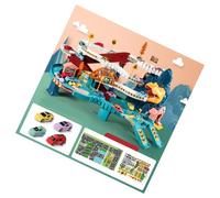 Generic Jouet de Piste de Véhicule électrique pour Tout-Petits, Jouet D'aventure de Voiture Intéressant, Facile à Assembler, de Piste de Voiture, Matériel Sûr, de Rail de Véhicule pour Enfants