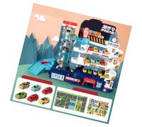 Generic Jouet de Piste de Véhicule électrique pour Tout-Petits, Jouet D'aventure de Voiture Intéressant, Facile à Assembler, de Piste de Voiture, Matériel Sûr, de Rail de Véhicule pour Enfants