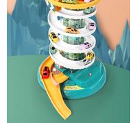 Generic Jouet de Rails de Voiture, Toboggan à gravité Flexible, Aventure pour Enfants, Piste électrique en Plastique, Cadeau, Jouet de Piste de Véhicule pour Enfants en Bas âge (Gratte-Ciel