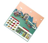 Generic Jouet de Rails de Voiture, Toboggan à gravité Flexible, Aventure pour Enfants, Piste électrique en Plastique, Cadeau, Jouet de Piste de Véhicule pour Enfants en Bas âge (Route en Spirale de