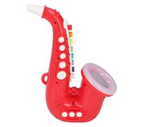 Generic Jouet de Saxophone pour Enfants, Joli Instrument de Musique, Jouet éducatif pour Fête, Saxophone Portable pour Garçons et Filles (Rouge)