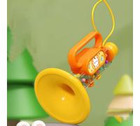 Generic Jouet de Trompette pour Enfants, en Toute sécurité Résistante à la Trompette Multi-fonctionnale de bébé Apparence Mignonne pour l'éducation Précoce (Yellow)