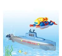 Generic Jouet d'eau sous-Marin Mécanique pour Enfants, Jouet Mignon de Natation, Baignoire, Douche, sous-Marin pour Enfants de 18 Mois et Plus, Matériau Sûr en Plastique (Bleu Ciel)