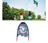 Generic Jouet D'éjection de Pouce de Lanceur de Cerf-Volant D'éjection avec Vol élastique pour Le Voyage de Plage de Plaza -léger (Modèle de Requin)