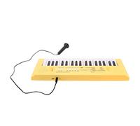 Generic Jouet électrique pour Clavier de Piano pour Enfants avec Microphone, Fonctions Multiples, Fonctionnalités D'entraînement des Capacités, Système d'alimentation Double, Matière Plastique Ferme