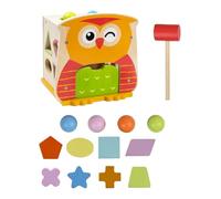 Generic Jouet En Bois pour L'apprentissage, Le Tri Des Couleurs et Des Formes, L'éducation Précoce, Les Blocs D'association Sensorielle pour Enfan