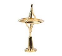 Generic Jouet Gyroscope de Décompression en Alliage, Jouet du Bout des Doigts Anti-gravité pour Adultes, 4,9 X 2,8 X 2,8 Pouces (Gold)