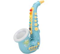Generic Jouet Saxophone pour Enfants, Jouet d'instrument de Musique de Design Léger pour Tout-Petit pour Une éducation Précoce ((Blue - Version Anglaise))
