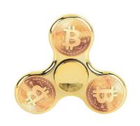 Generic Jouet Sensoriel Rotatif Vibrant du Bout des Doigts, Technologie de Galvanoplastie, Opération Facile, adapté aux Enfants et aux Adultes, Matériau ABS (Gold)