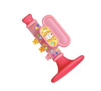 Generic Jouet Trompette coloré pour Enfants, Sifflet, Instrument de Musique, Jouet Musical pour bébé pour Le Temps de Jeu, Conception de Dessin animé ABS (Rose)