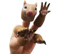 Generic Jouets de Marionnettes à Main de Doigt, Jouet à Main Le Doigt Charmant pour la Maison (écureuil)