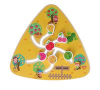 Generic Jouets de Puzzle Assortis, Jouets de Labyrinthe en Bois, Coins Arrondis du Inférieur pour l'éducation Précoce des Enfants pour la Coordination œil-Main (Jeu de déplacement de Fruits)