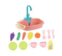 Generic Jouets de Simulation de Vaisselle pour Enfants avec Fonctions électriques, Rose