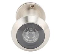 Generic Judas de Porte à Lentille HD Grand Angle de 200 ° avec Couvercle à 360 ° en Alliage de Zinc Antirouille, Installation Facile pour la sécurité de la Porte d'entrée de l'hôtel (SILVER)