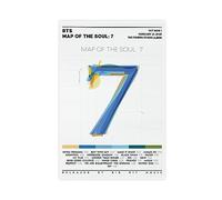 Generic K-Pop Poster BTS Map of The Soul 7 - Couverture de l'album - Impression sur toile - Décoration murale pour salon, chambre à coucher - 30 x 45 cm