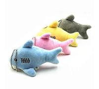 Generic Keychain en Peluche de Requin, Belle Peluche de Requin en Adaptée à la Peau Petite Légère pour Sac (Blue)