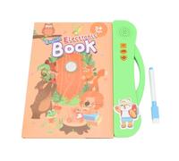 Generic Kids English Learning Sound Book, Sensitive Keys 11 Thèmes éducatifs Learning English Interactive Sound Book for Children for Car Rides (Green)