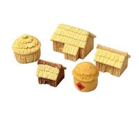 Generic Kit Agricole Miniature, Ensemble de Chalets de Campagne Fabriqués à la Main pour Enfants, Expérience d'apprentissage Amusante avec 5 Modèles (5 modèles)
