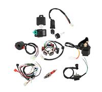 Generic Kit Complet D'allumage ATV, Faisceau de Câbles, Stator, Interrupteur de Prise de Bobine CDI, pour ATV, Quad, Dirt Bike, Go Kart