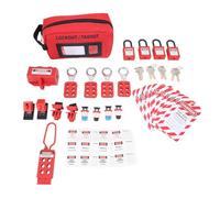 Generic Kit Complet de Consignation électrique avec Sac de Rangement et Attaches de Câble pour les Consignations de Disjoncteur