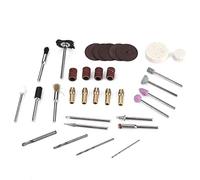 Generic Kit d'accessoires d'Outils 34 Pièces pour Meulage, Polissage, Gravure, Compatible avec les Outils, Comprend des Têtes de Meulage, des Roues en Laine, des Brosses Métalliques