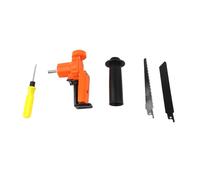 Generic Kit d'adaptateur de Perceuse électrique vers Scie Alternative avec 3 Lames pour la Coupe du Bois, du Métal et du PVC, Compatible avec la Plupart des Perceuses électriques Standard 800 1500