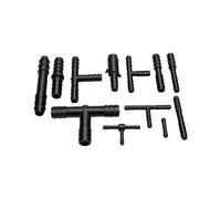 Generic Kit D'assortiment de Connecteurs en T pour Vide Automobile, 113 Pièces, Nylon 66 Résistant à la Chaleur, Durable, pour L'entretien de la Voiture, 240 ℃