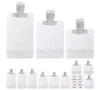 Generic Kit de Bouteilles de Voyage Cosmétiques Rechargeables 30ml 50ml 100ml en Pel pour Lotion et Gel, Étanches et Pratiques pour Déplacements