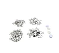 Generic Kit de Boutons en Fer Blanc, 200 Pièces, Badge Rond Longue Durée, Broches Vierges pour L'artisanat, Idéal pour les événements (fer blanc)