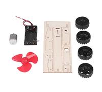 Generic Kit de Bricolage de Voiture électrique en Bois pour Enfants, Apprentissage Créatif, éducation Scientifique, Modèle de Jouet à Assembler