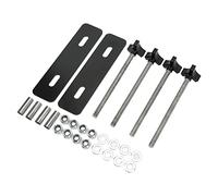 Generic Kit de Broches de Montage pour Planches de Traction, M10x180, pour Espacement des Trous de 3.15 à 5,51 Pouces, Ensemble de Supports de Récupération de Véhicule (BLACK)