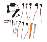 Generic Kit de Câblage de Caméra de Tableau de Bord, Conversion de Puissance Efficace pour Une Surveillance de Stationnement 24 Heures sur 24, pour Les Appareils USB de Type C de Voiture