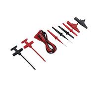 Generic Kit de Câbles de Test électrique, Embouts en Laiton Sûrs 30Vac-60Vdc/19A pour L'entretien Automobile, Matériau PVC PA à Double Isolation