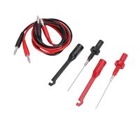 Generic Kit de Câbles de Test Universels à Double Tête Mâle de 4 Mm pour Multimètres et Pinces Multimètres, Adaptés aux Tests électriques Précis, Outil Essentiel des Ingénieurs