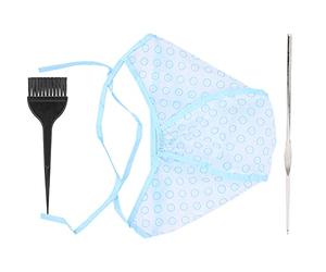 Generic Kit de Capuchon de Teinture de Cheveux, Outil de Mise en évidence de Cheveux de qualité Supérieure, Ensemble de Capuchons de Teinture de Réutilisables avec Brosse pour Usage Professionnel