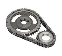 Generic Kit de Chaîne de Distribution Précise Double Rangée Haute efficacité pour 5,7 L 283 305 327 350 383 400, Acier + Fonte, 2 X Engrenages de Distribution, 1 X Chaîne, Installation côté Moteur