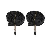 Generic Kit de Chambre à Air de Vélo Presta Valve 700x23C avec Matériau Durable, Tubes en Caoutchouc Résistant à L' pour Vélos de Route, 2 Tubes pour Les Amateurs de (700X23C FA Bouche 48)