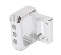 Generic Kit de Clamp/Holder de Montage, Facile à Installer en Aluminium Alliage à 3 Ports de Soupape de Soupape de anodisé Rapidement pour la Clandestins Boost Controller (SILVER)