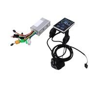 Generic Kit de Compteur D'affichage LCD pour Scooter électrique, Contrôleur sans Balais Haute Performance pour Une Expérience de Conduite Améliorée, Alliage D'aluminium ABS Durable 1 Ensemble