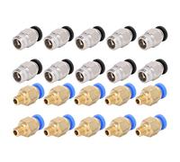 Generic Kit de Connexion Fiable pour Imprimante 3D Ender 3 Pro, 20 Raccords en Laiton et en Acier Inoxydable, Installation Facile, Amateurs D'imprimantes