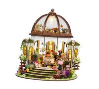 Generic Kit de Construction de Maison Miniature DIY, Ensemble de Puzzles En Bois 3D pour Enfants, Cours d'anglais