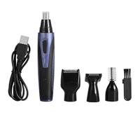 Generic Kit de Coupe-nez Rechargeable Automatique, Ensemble D'épilation Polyvalent 4 en 1 pour Hommes, Matériau ABS Durable, Chargement USB et Conception sans Voix