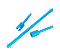 Generic Kit de Coupelle de Joint d'arbre de Transmission Central RC, Pièces de Mise à Niveau en Métal pour Voiture de Tourisme TT02 1/10 RC, avec Assemblage Facile et Performances de (Blue)