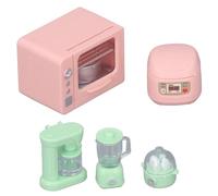 Generic Kit de Cuisinière électrique Miniature Exquis pour Cuisine de Maison de Poupée, Ensemble de Cuisine Miniature de Collection Réaliste pour Les Créateurs de Petits Mondes, Modèles de de Maison